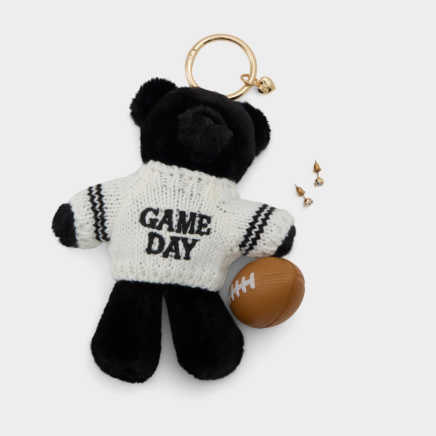 Sportie in Black - Bag charm - Black