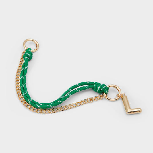 Alphabet Gold Women's Bag Charms & Keychains - Bag charm - Gold