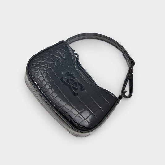 Miniccharlii in Black Black - Bag charm - Black/Black
