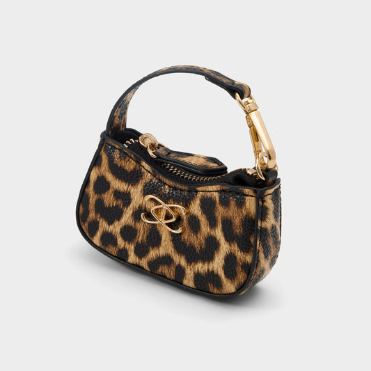 Miniccharlii in Brown Multi - Bag charm - Brown Multi