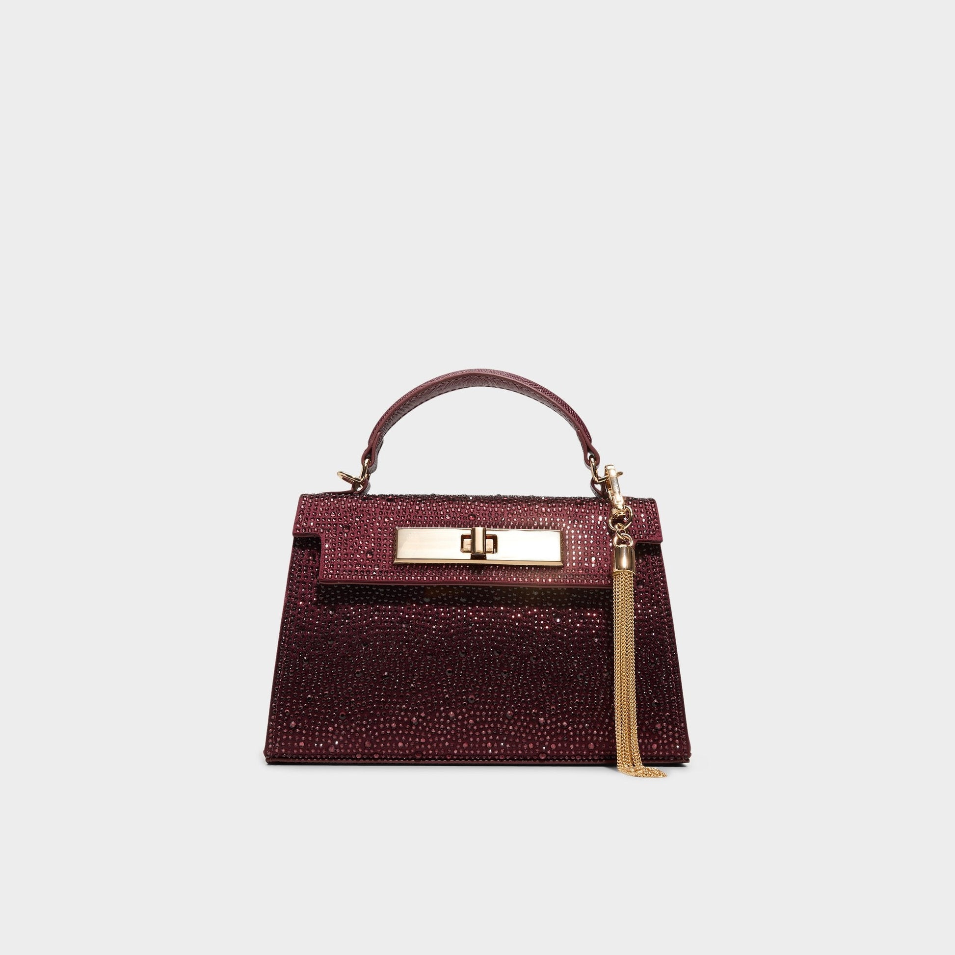 Niki in Dark Red - Top handle bag - Dark red
