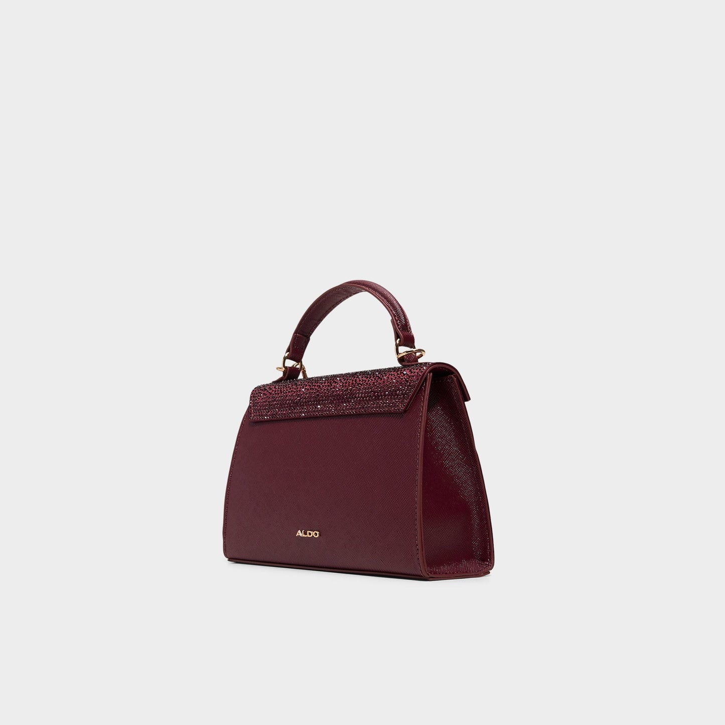 Niki in Dark Red - Top handle bag - Dark red