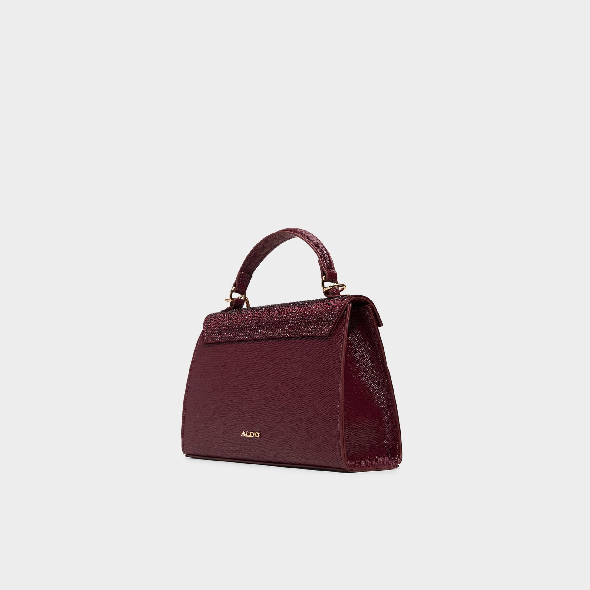 Niki in Dark Red - Top handle bag - Dark red
