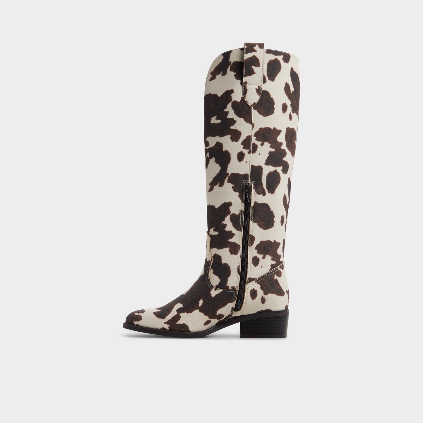 Kaydia in Open Brown 14179225 - Western knee-high boot, Block heel - Open Brown