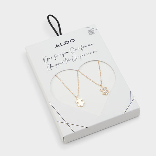 Besties Gold/Clear Multi Women's Necklaces - Gift set - Gold/Clear Multi