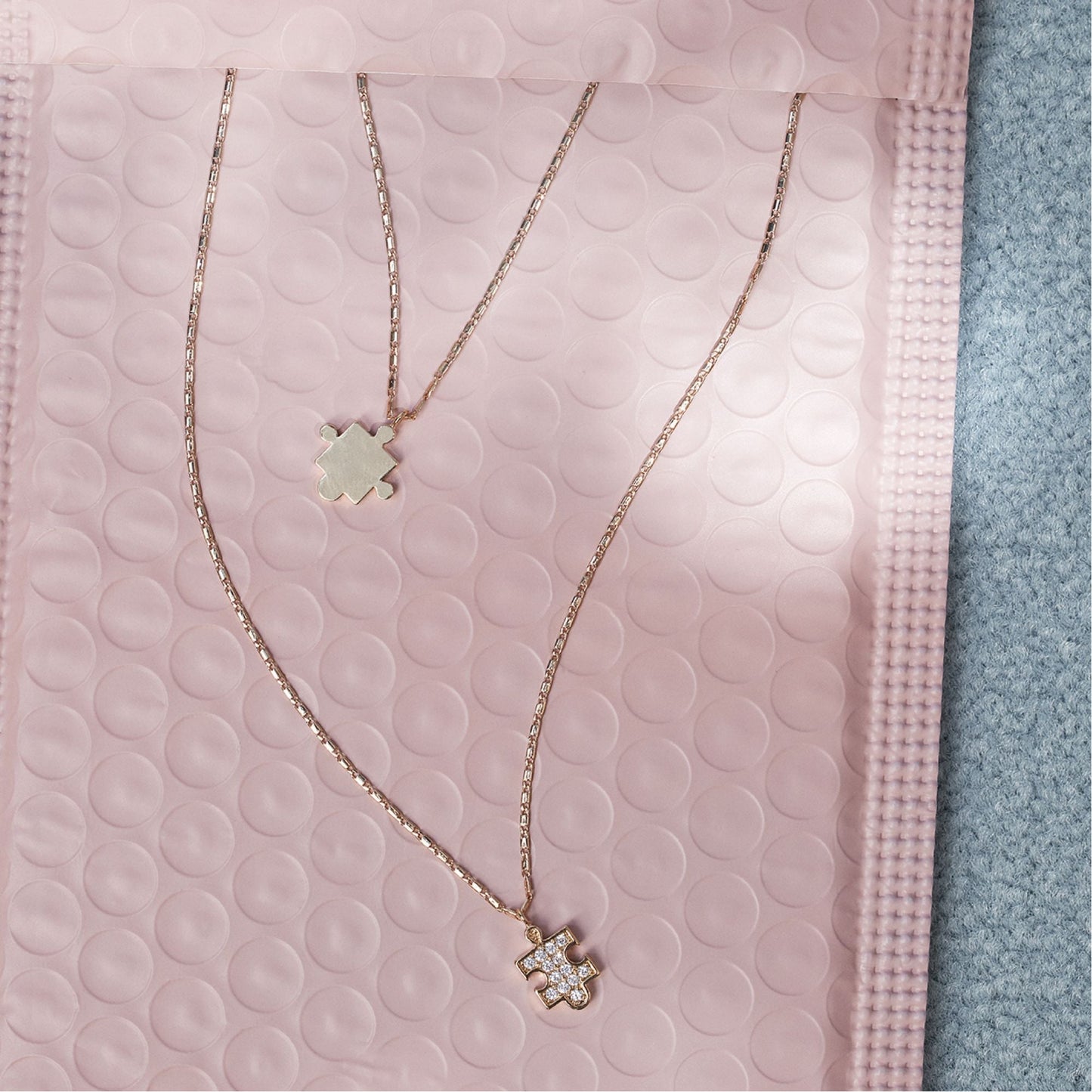 Besties Gold/Clear Multi Women's Necklaces - Gift set - Gold/Clear Multi