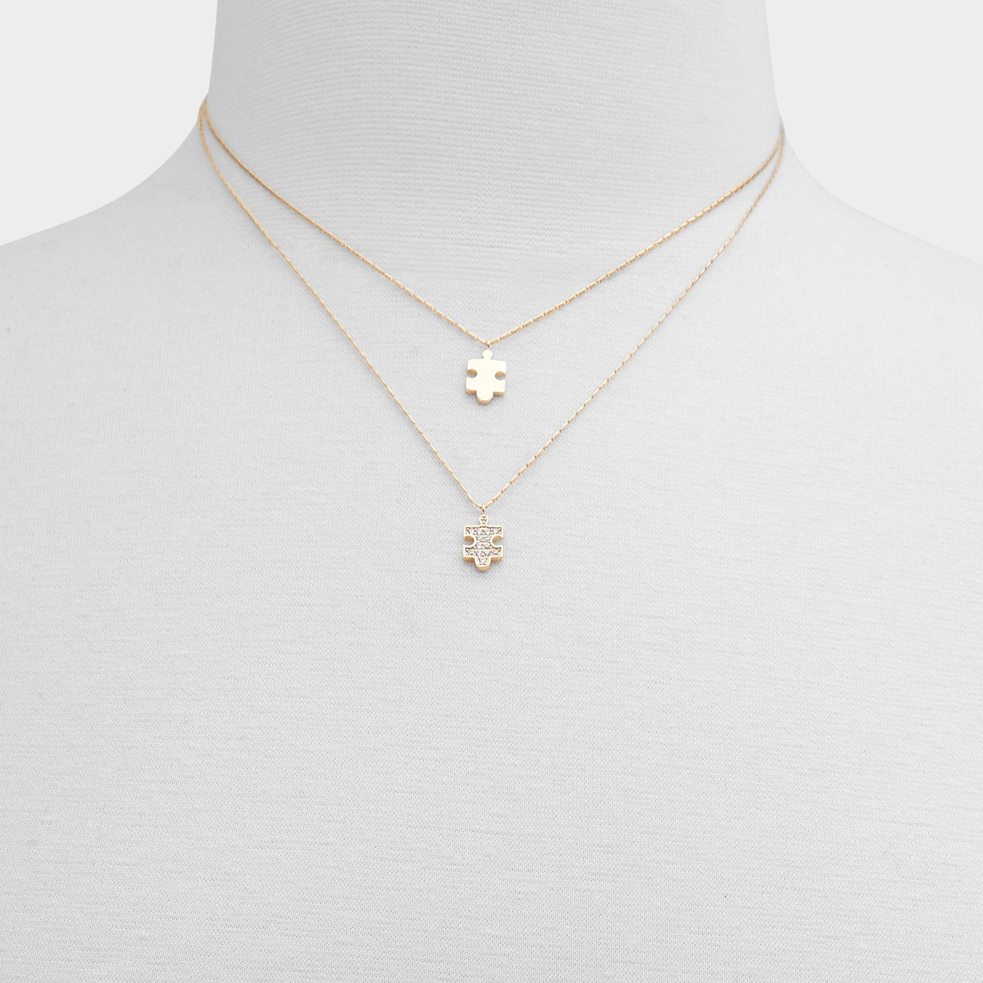 Besties Gold/Clear Multi Women's Necklaces - Gift set - Gold/Clear Multi