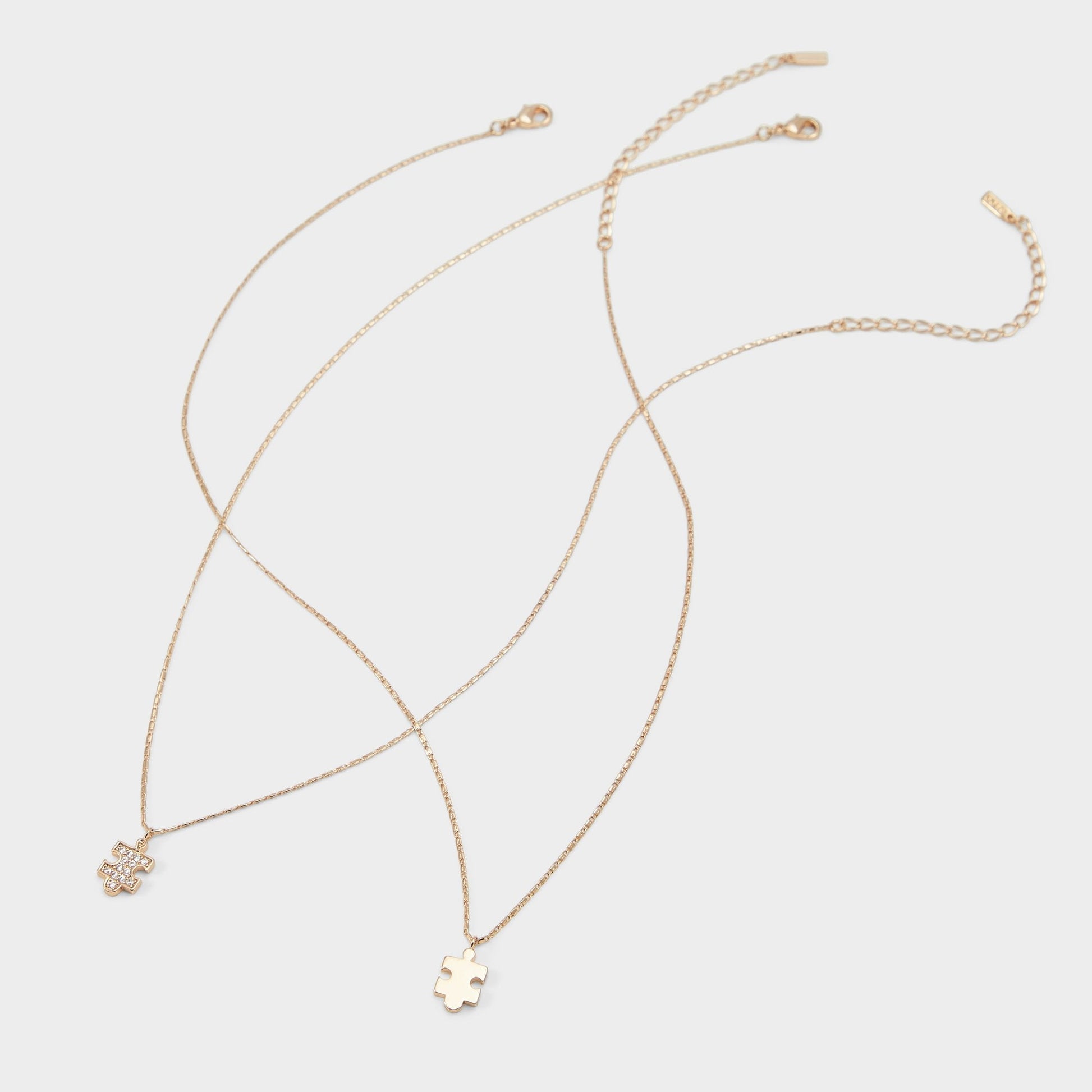 Besties Gold/Clear Multi Women's Necklaces - Gift set - Gold/Clear Multi