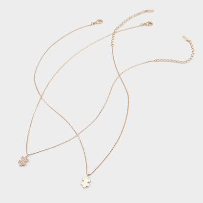 Besties Gold/Clear Multi Women's Necklaces - Gift set - Gold/Clear Multi