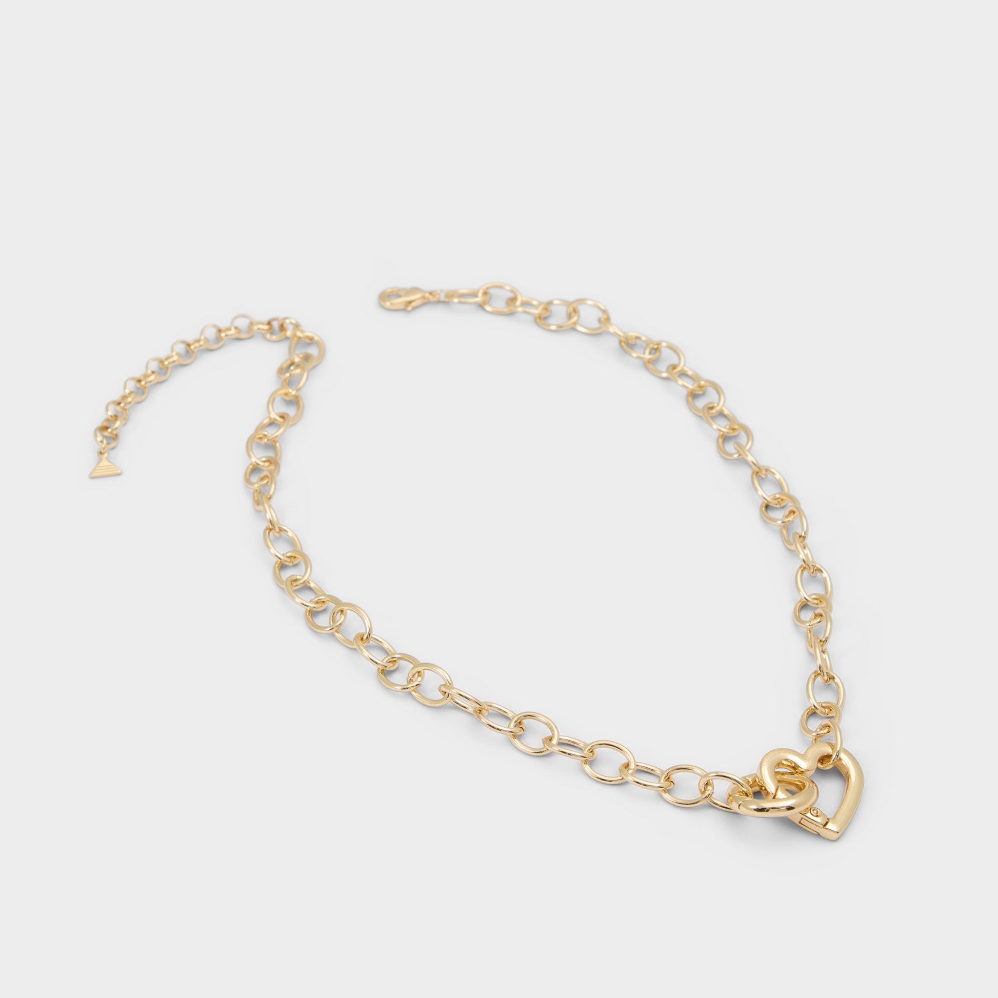 Heartclip in Gold - Customizable necklace - Gold