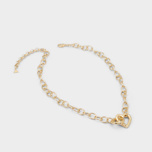 Heartclip in Gold - Customizable necklace - Gold