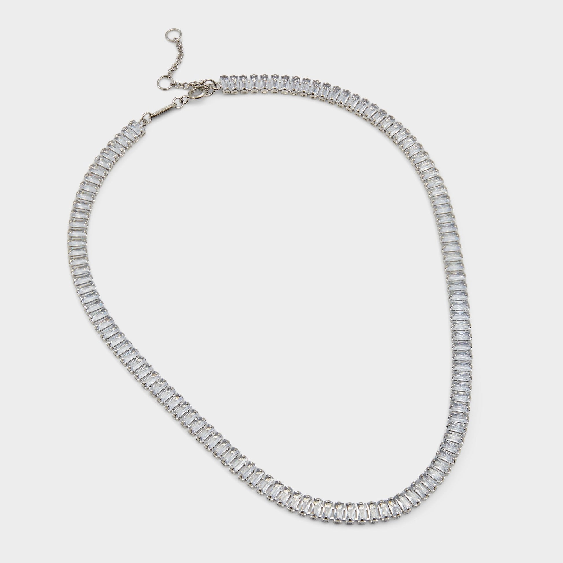 Maliana Silver/Clear Multi Women's Necklaces - Choker necklace - Silver/Clear Multi