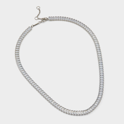 Maliana Silver/Clear Multi Women's Necklaces - Choker necklace - Silver/Clear Multi