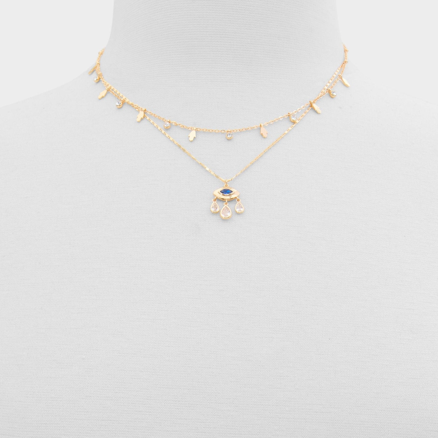 Protrectra in Light Blue - Layered necklace - Light Blue