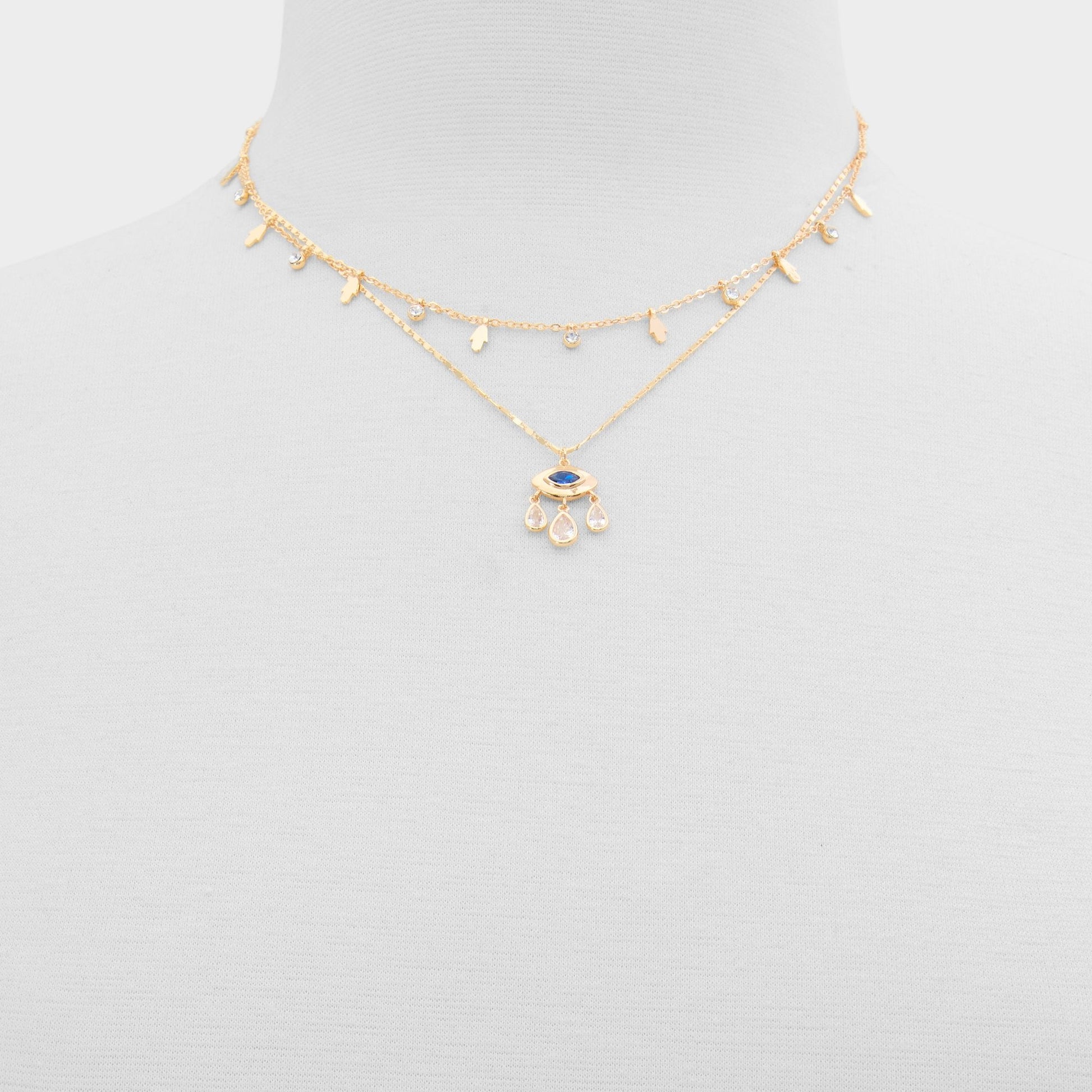 Protrectra in Light Blue - Layered necklace - Light Blue