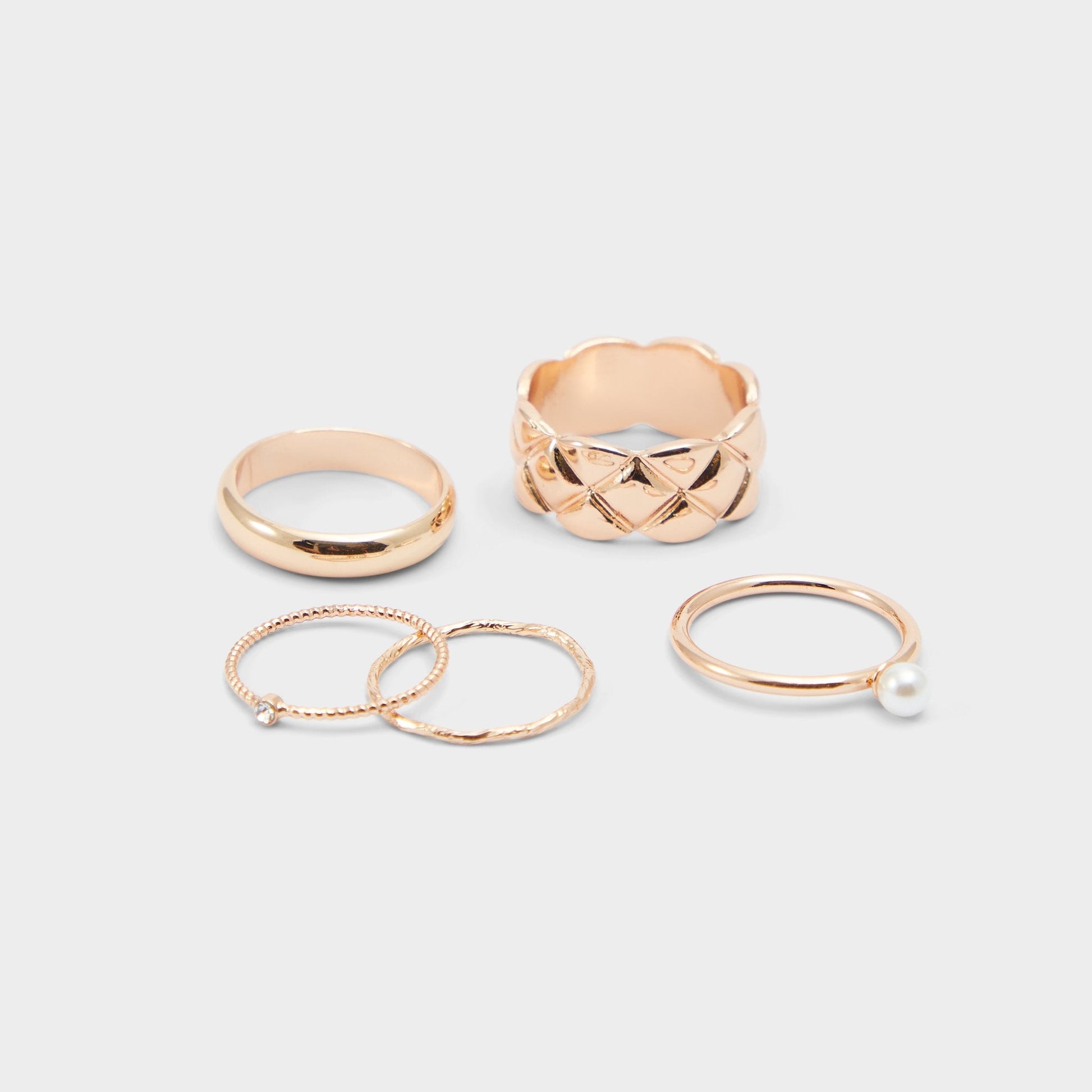 Lenarie Ice Women's Rings - Multi finger rings - Ice