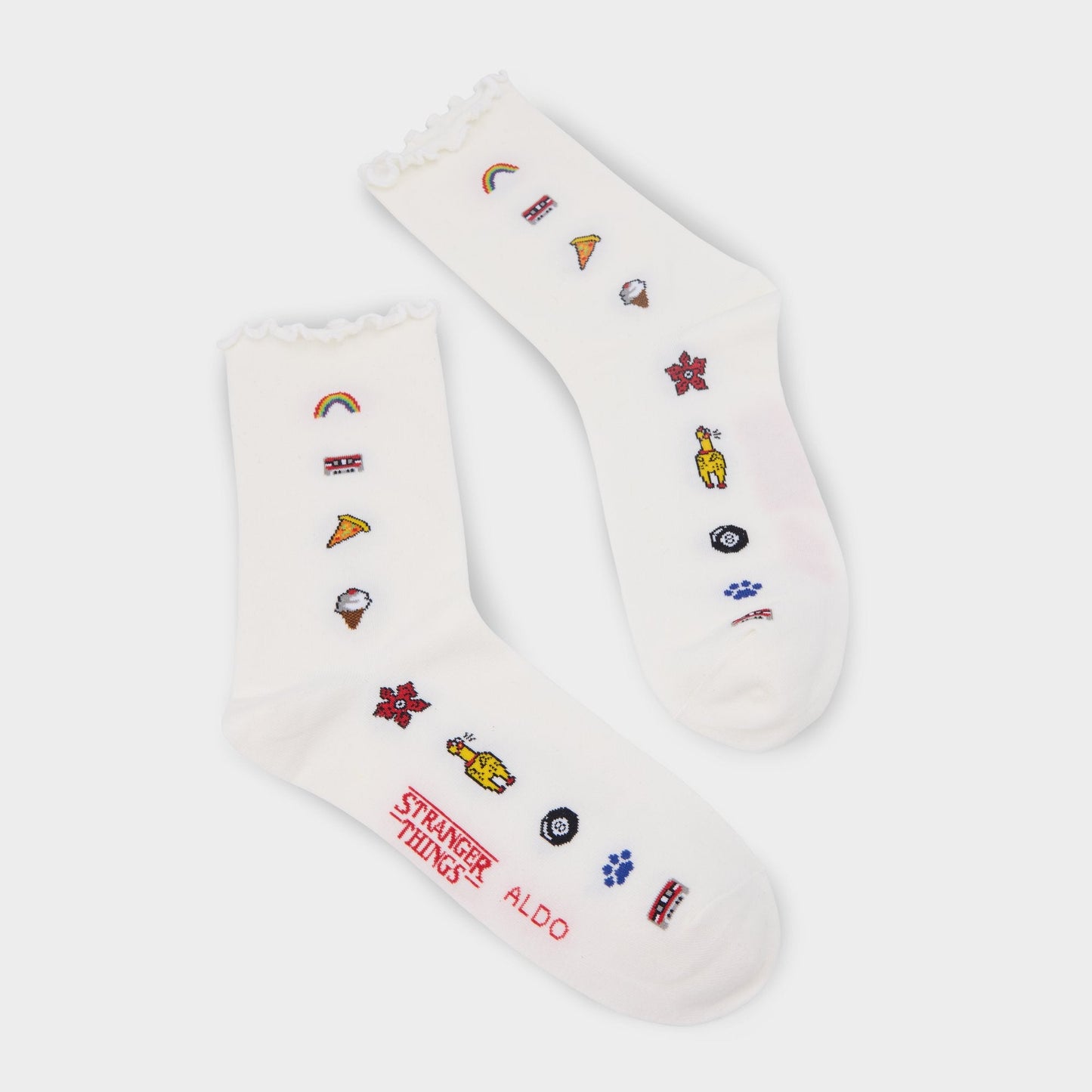 Strangeicons in Ice - Women's socks - Ice