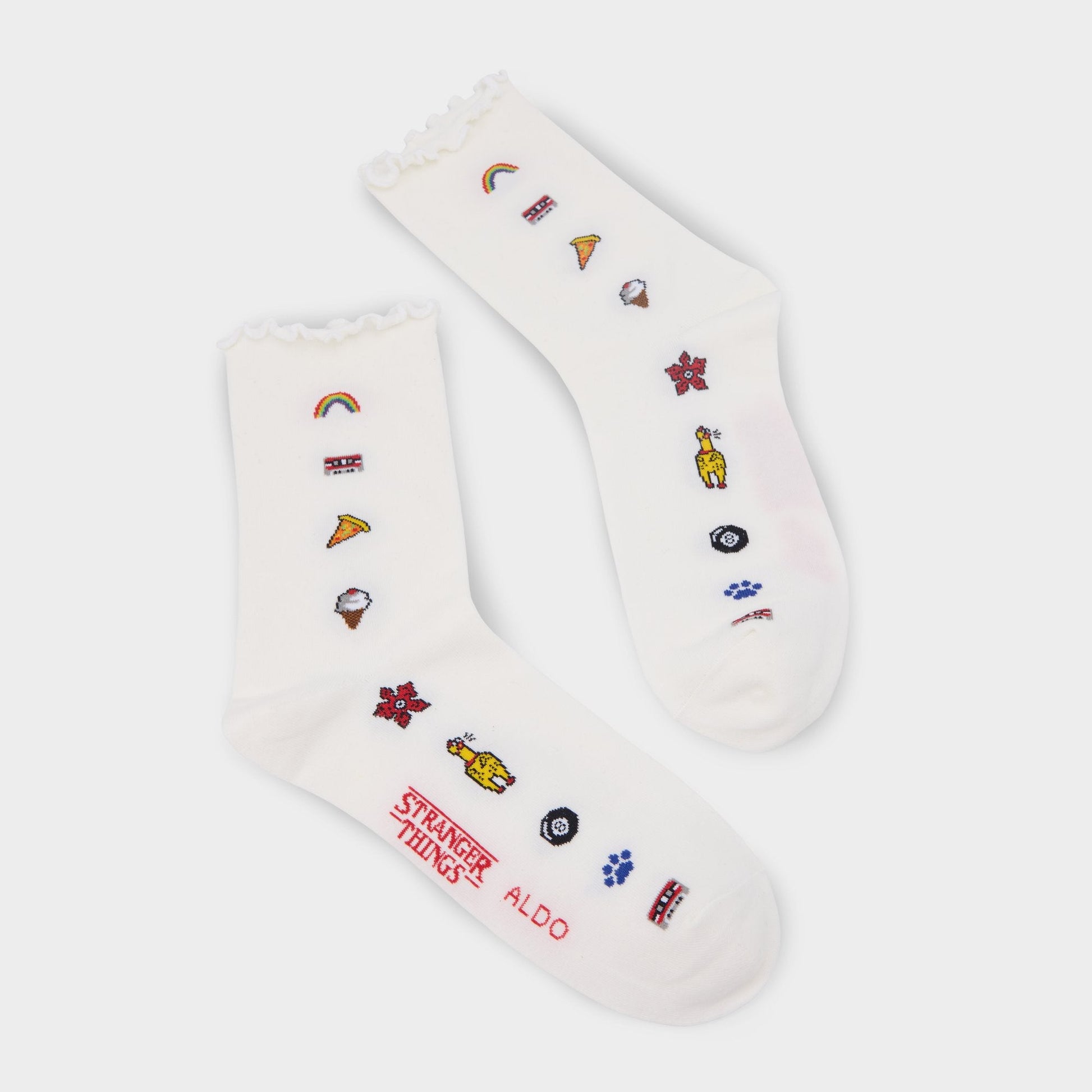 Strangeicons in Ice - Women's socks - Ice