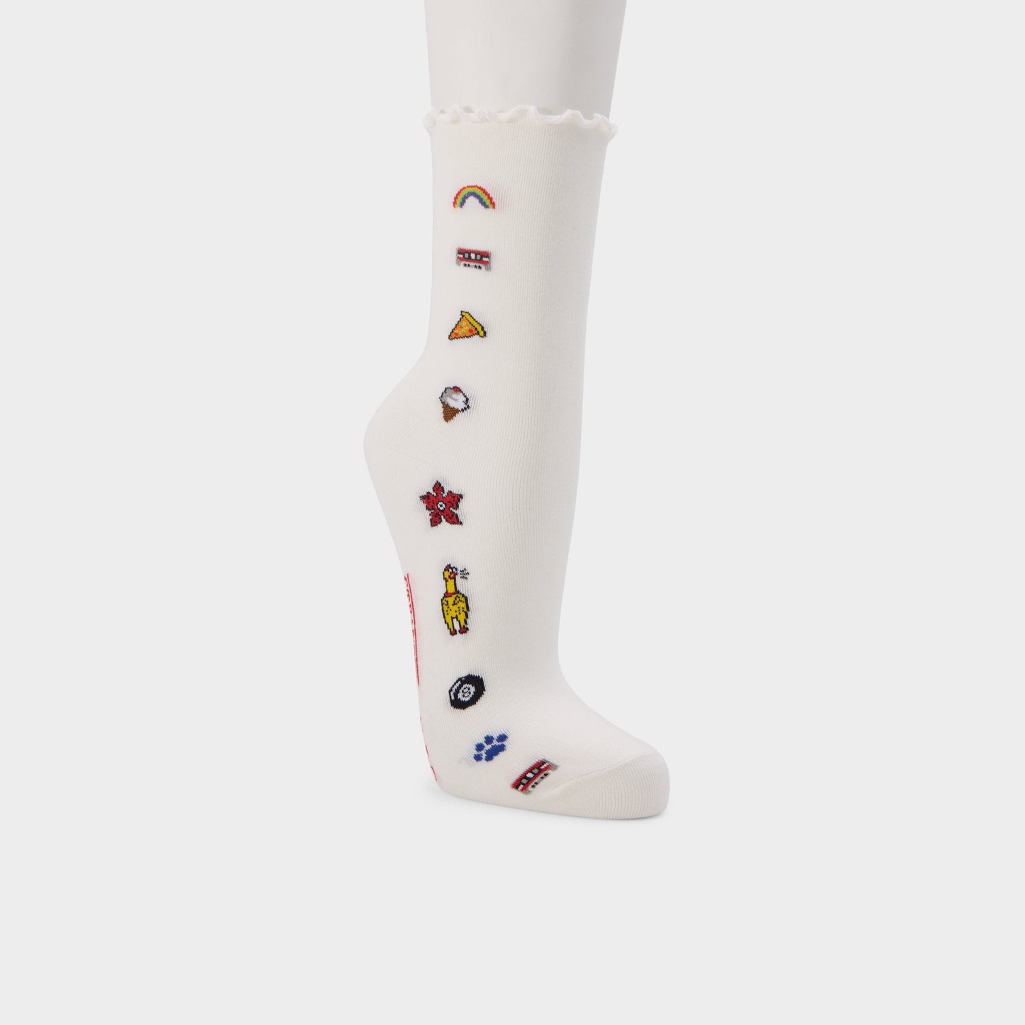 Strangeicons in Ice - Women's socks - Ice