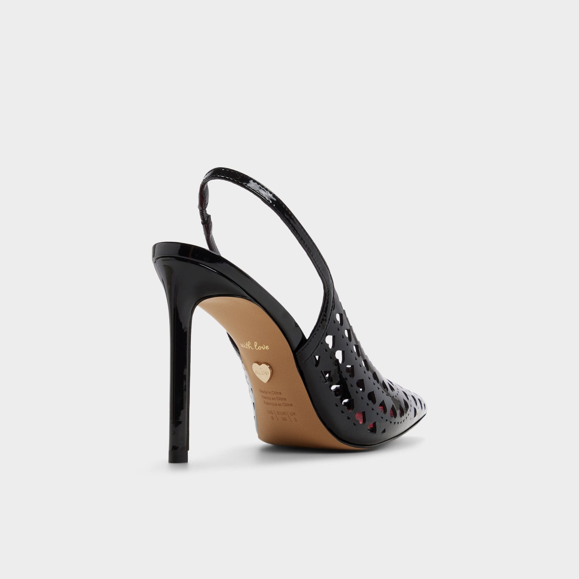 Lovesling in Black - Sling back high heel, Stiletto heel - Black