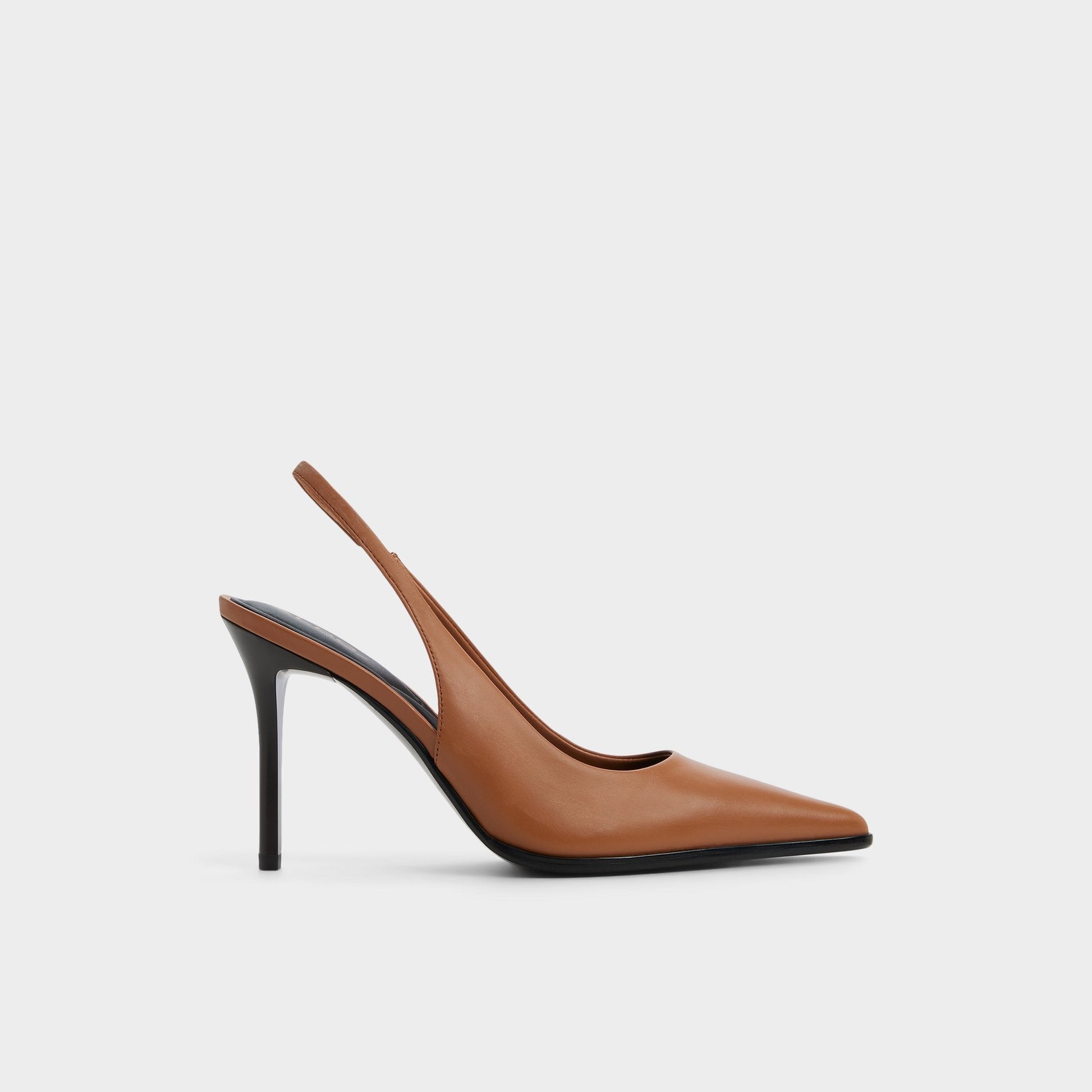 Re in Samantha Light Brown - Sling back high heel, Stiletto heel - Light brown