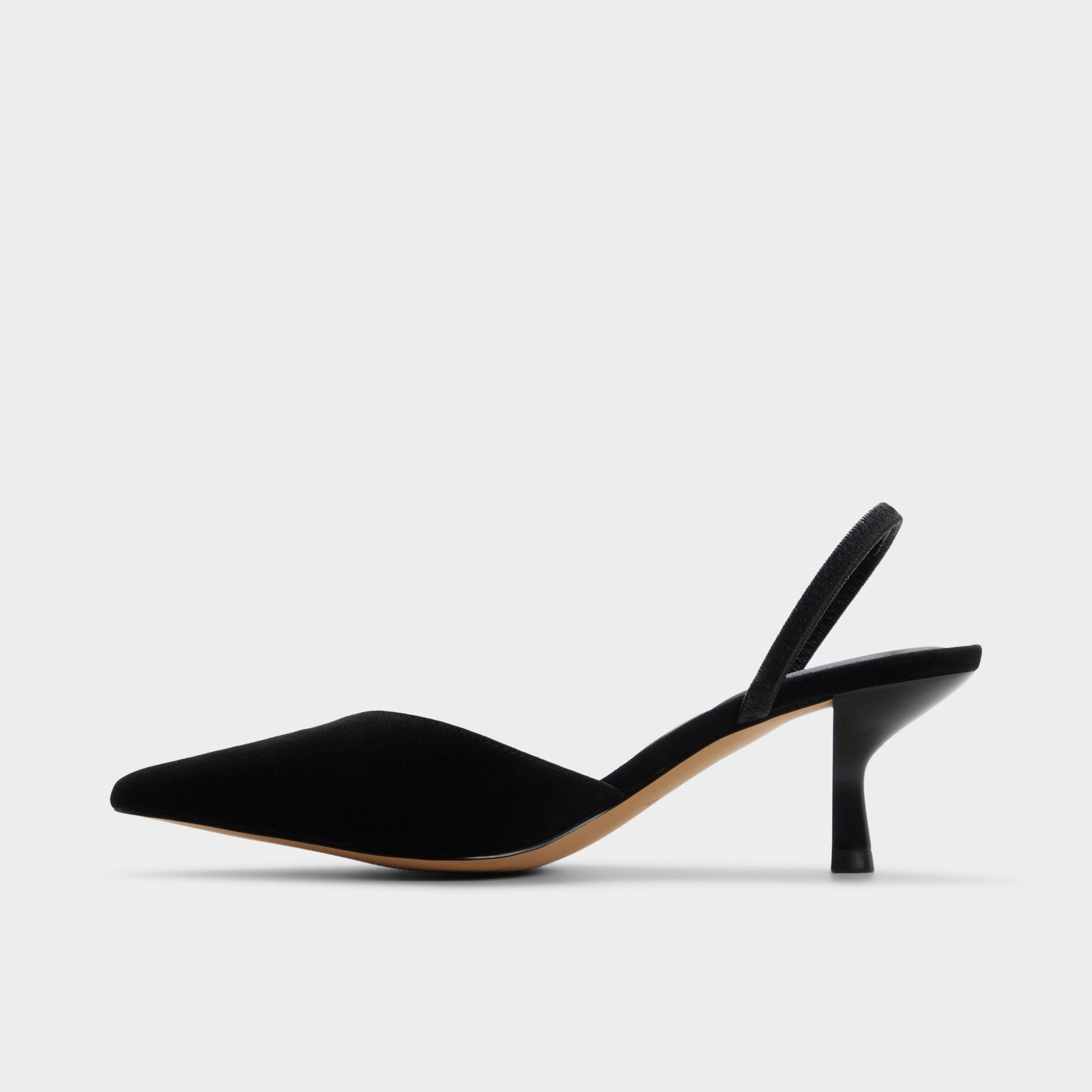 Re in Jessica Black - Sling back high heel, Stiletto heel - Black