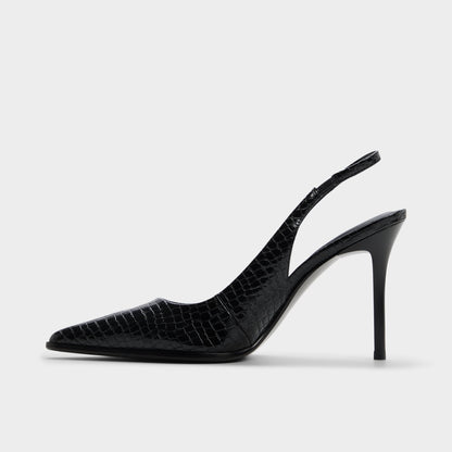 Re in Samantha Other Black - Sling back high heel, Stiletto heel - Other black