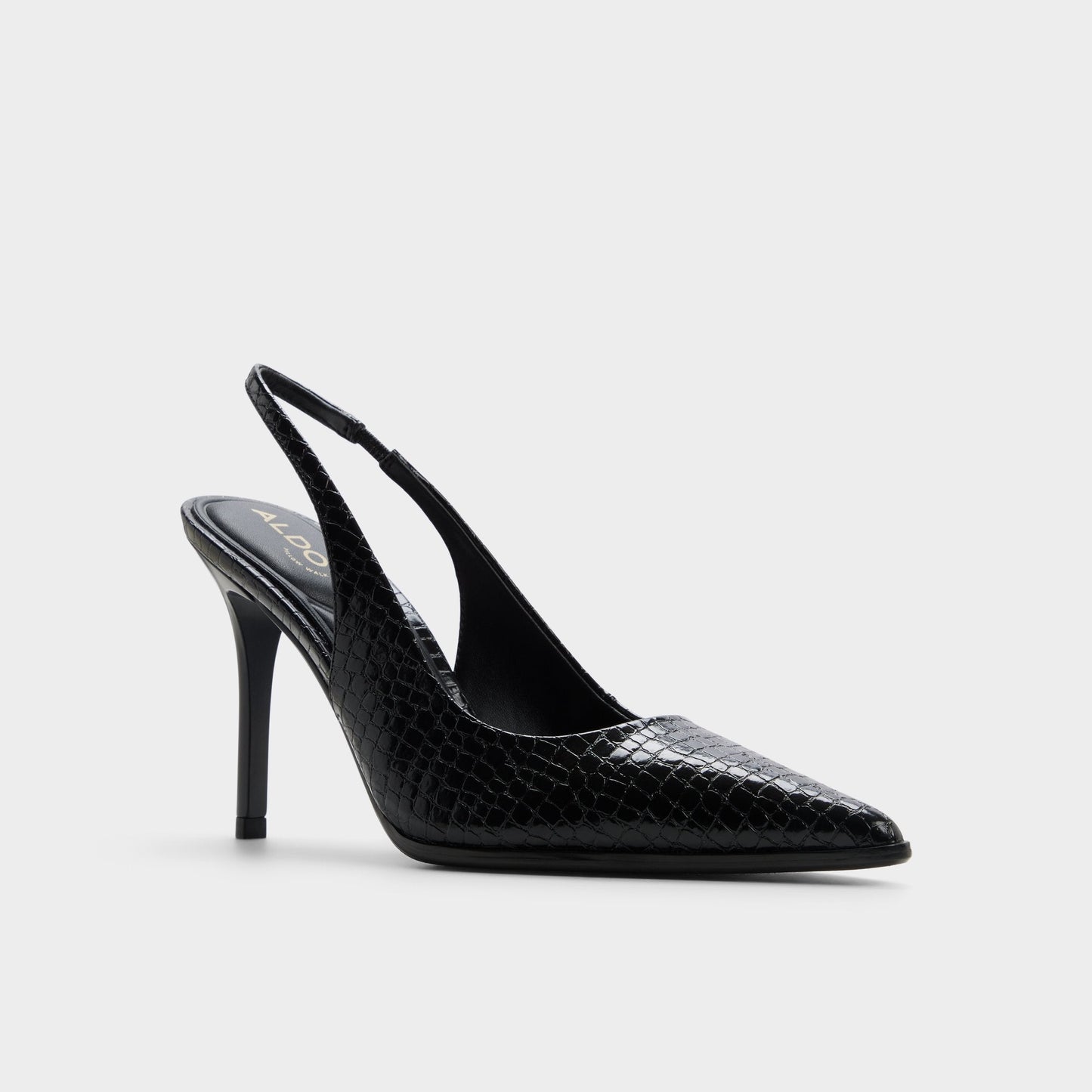 Re in Samantha Other Black - Sling back high heel, Stiletto heel - Other black