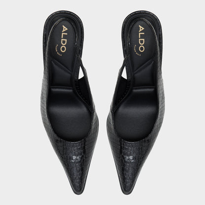 Re in Samantha Other Black - Sling back high heel, Stiletto heel - Other black