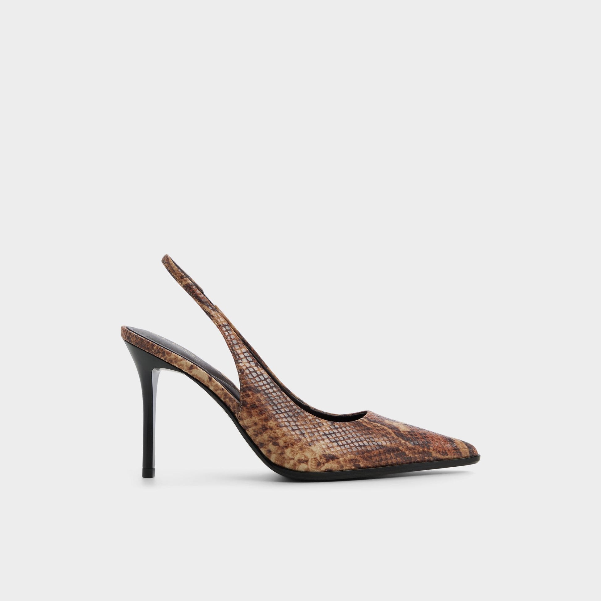 Re in Samantha Brown Multi - Sling back high heel, Stiletto heel - Brown multi