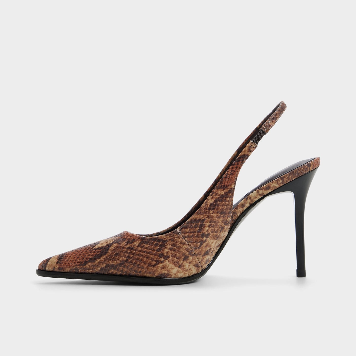 Re in Samantha Brown Multi - Sling back high heel, Stiletto heel - Brown multi