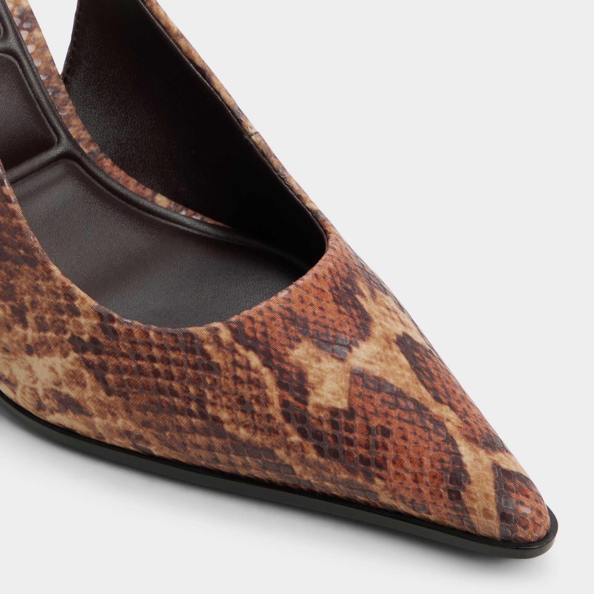 Re in Samantha Brown Multi - Sling back high heel, Stiletto heel - Brown multi