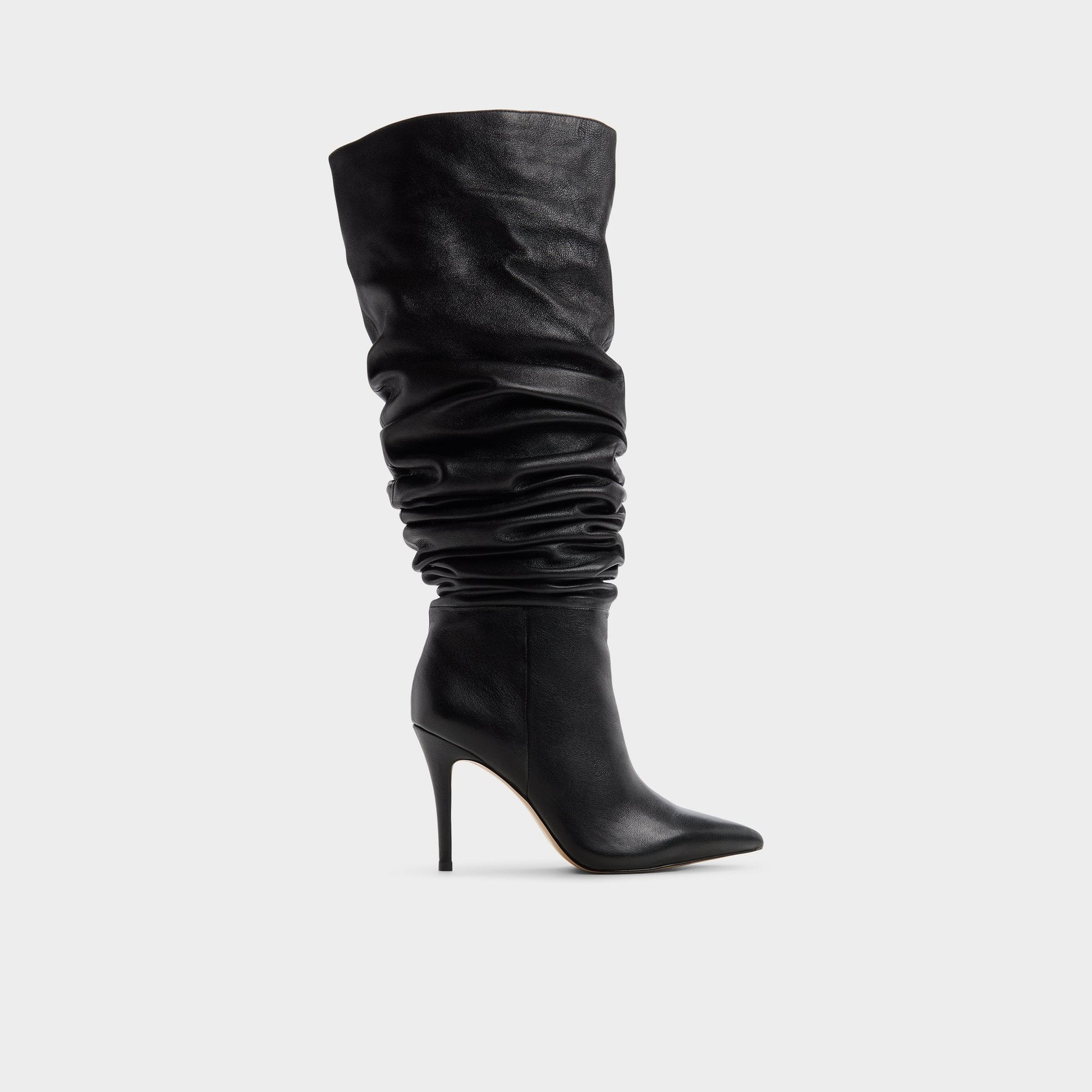 Holiis in Other Black - Knee-high boot, Stiletto heel - Other black