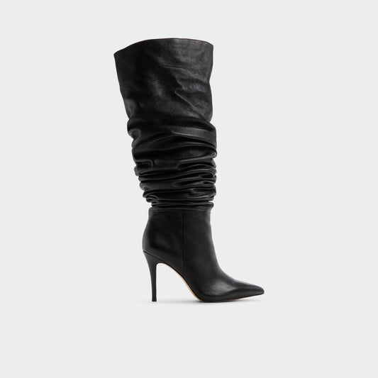 Holiis in Other Black - Knee-high boot, Stiletto heel - Other black
