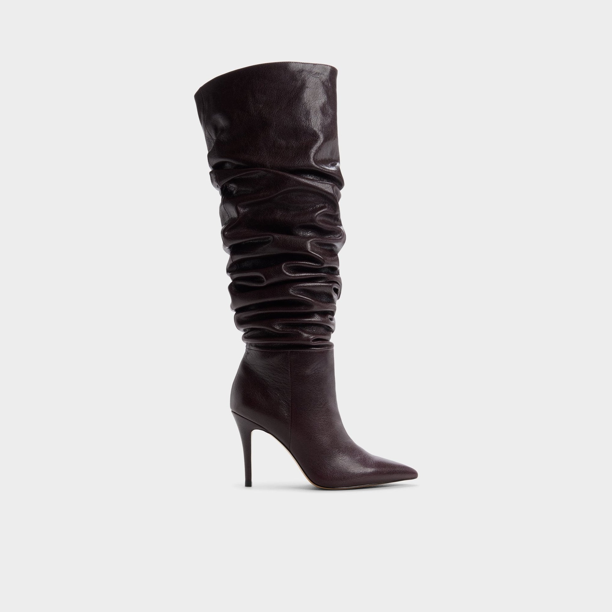 Holiis in Bordo - Knee-high boot, Stiletto heel - Bordo