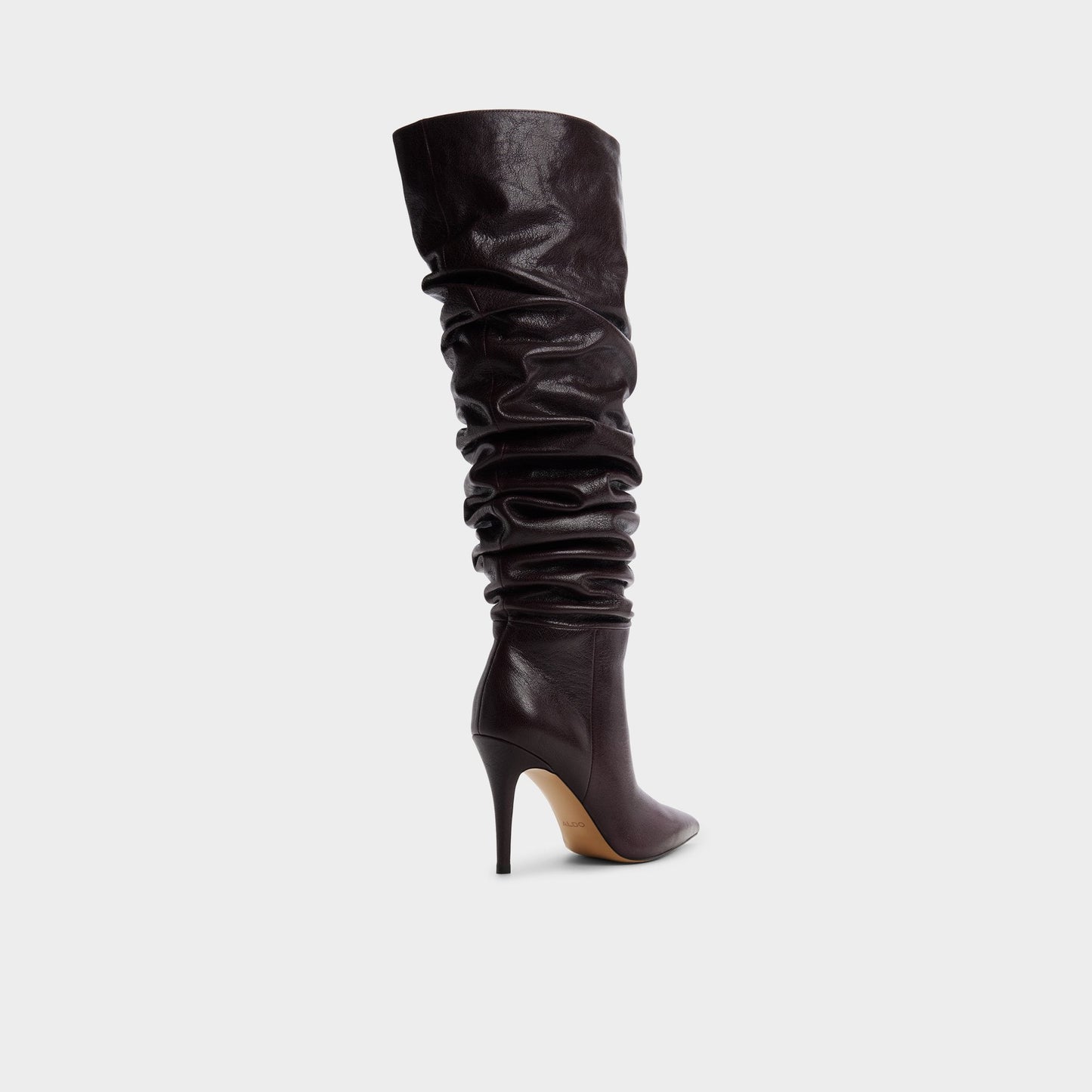 Holiis in Bordo - Knee-high boot, Stiletto heel - Bordo