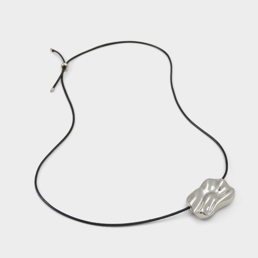 Zayna in Black Silver Multi - Necklace - Black/silver multi
