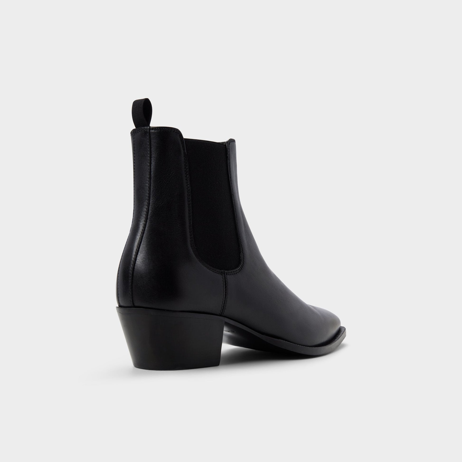 Jako in Black - Chelsea boot, Block heel - Black