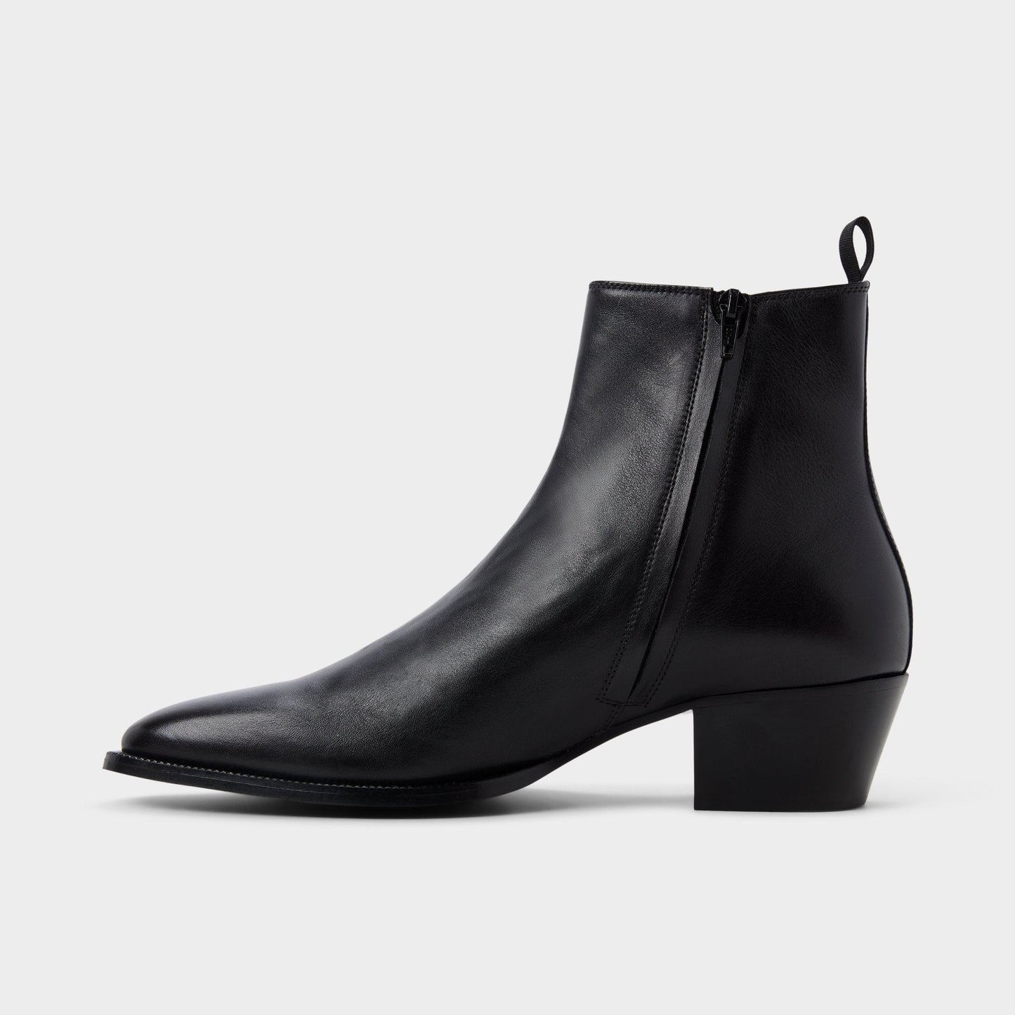 Jako in Black - Chelsea boot, Block heel - Black