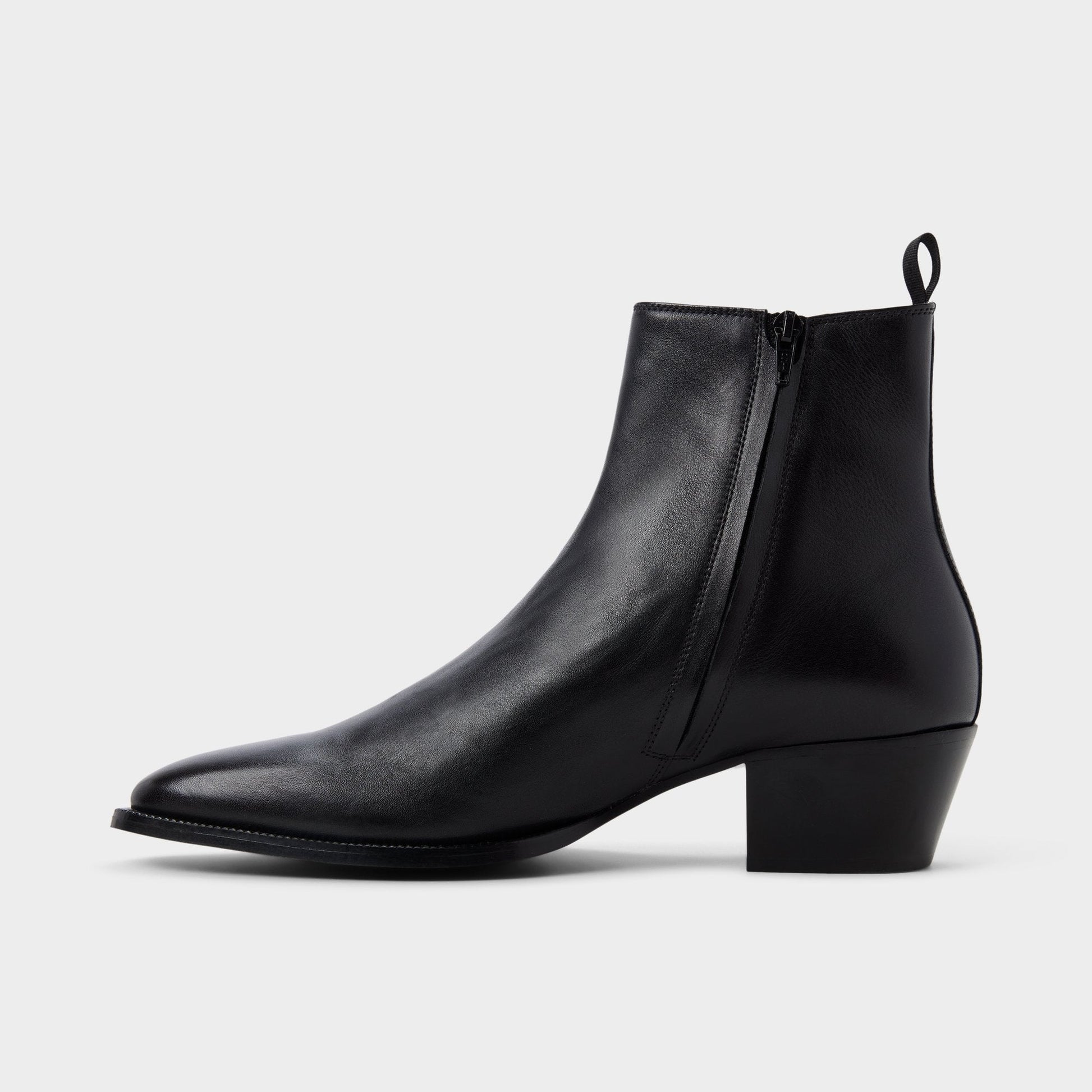 Jako in Black - Chelsea boot, Block heel - Black