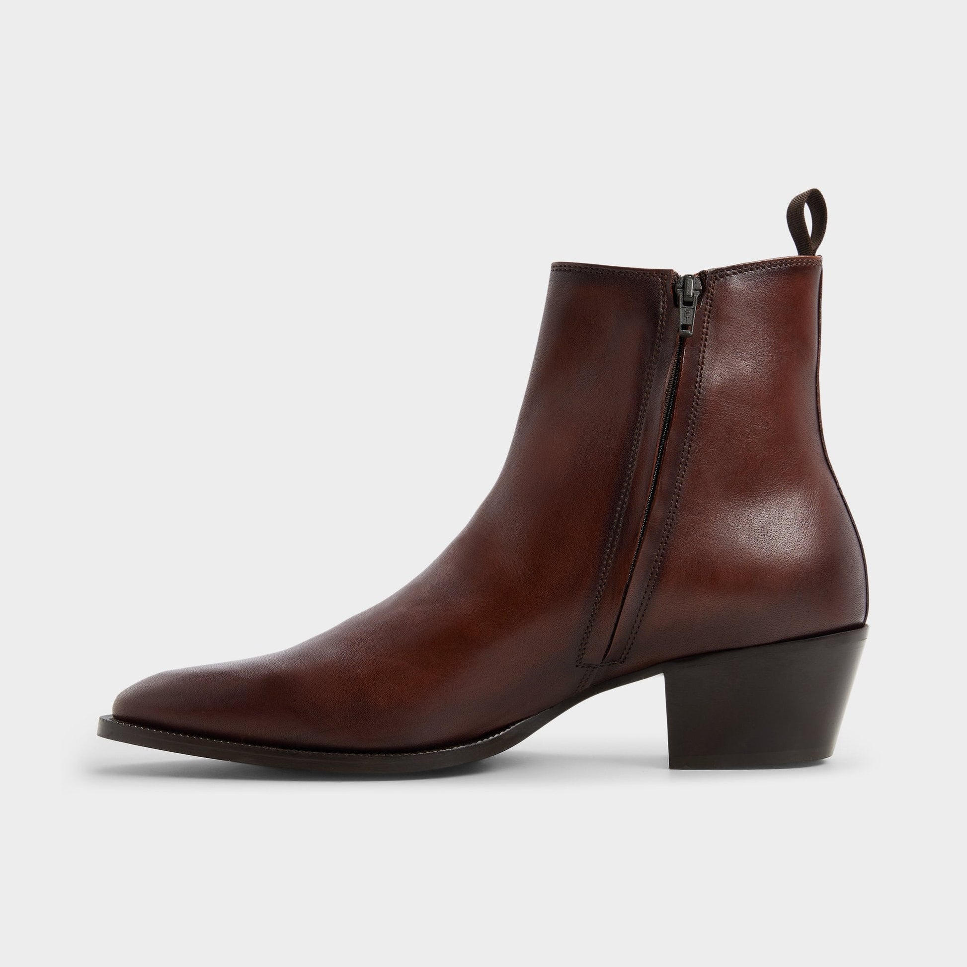 Jako in Brown - Chelsea boot, Block heel - Brown