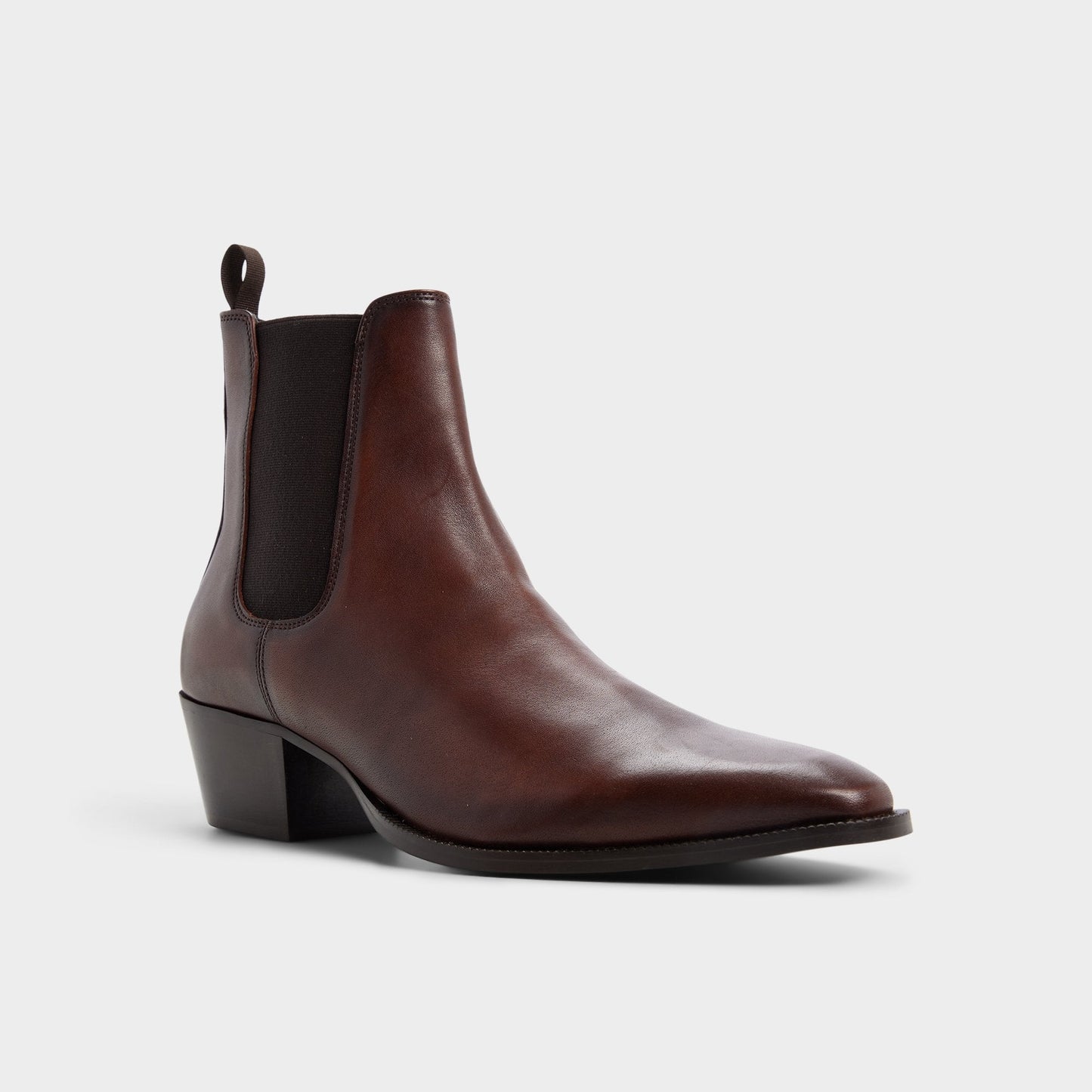 Jako in Brown - Chelsea boot, Block heel - Brown