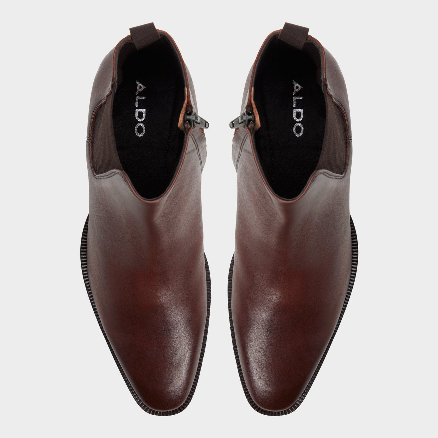 Jako in Brown - Chelsea boot, Block heel - Brown