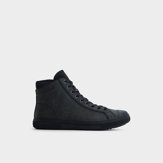 Esttanqueiro in Black - Lace-up boot, Cup sole - Black