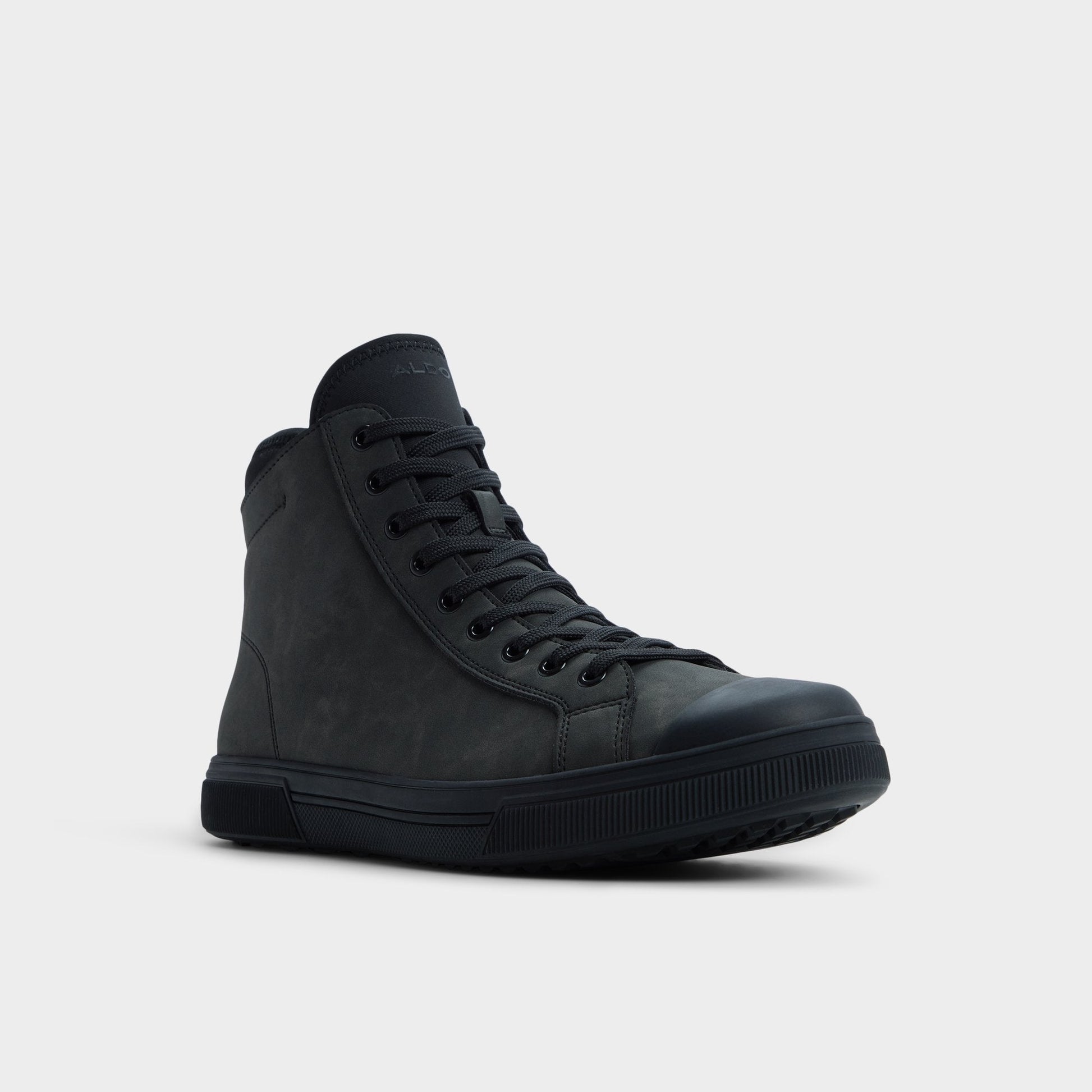 Esttanqueiro in Black - Lace-up boot, Cup sole - Black