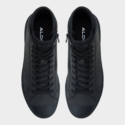 Esttanqueiro in Black - Lace-up boot, Cup sole - Black