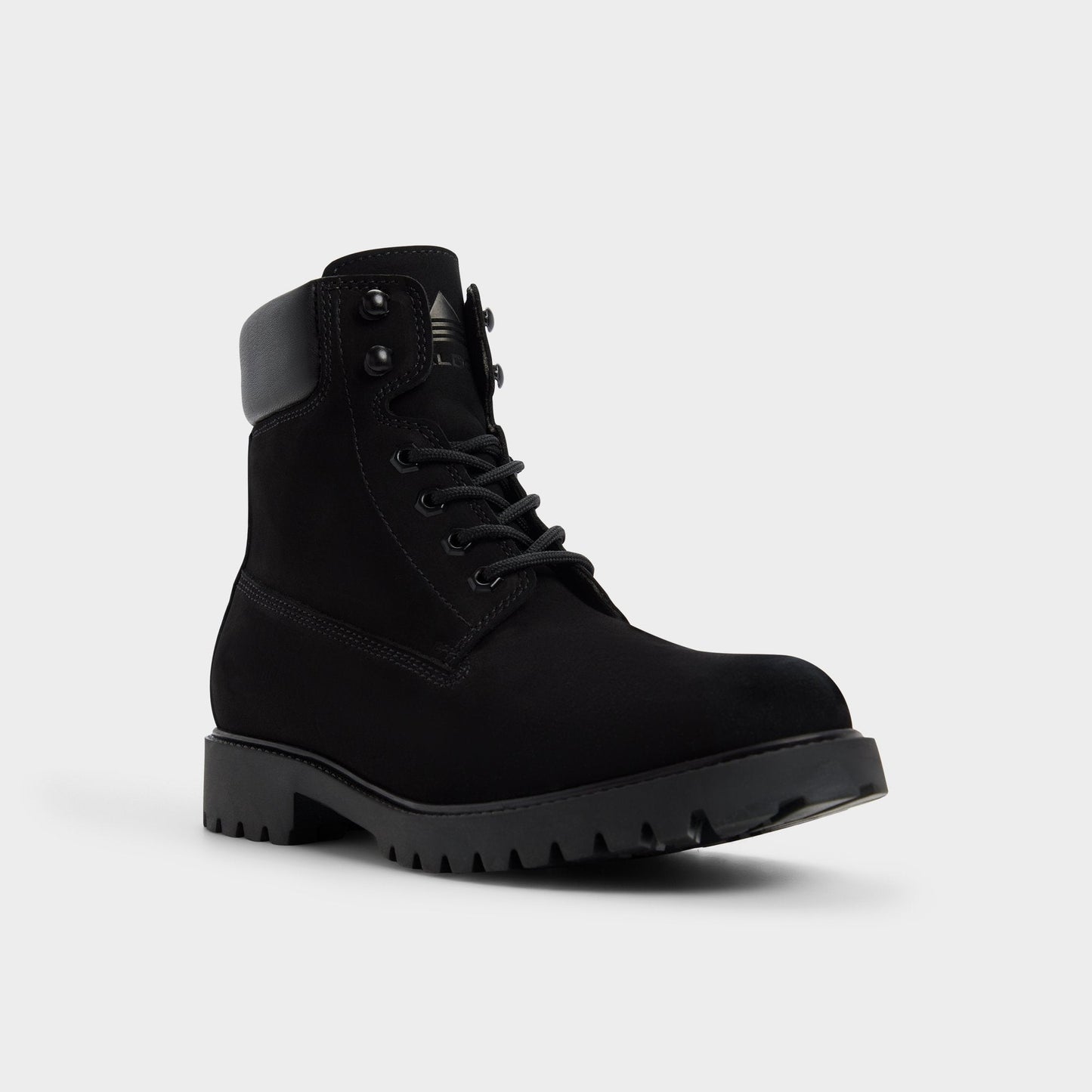 Tavares in Black - Lace-up boot - Black