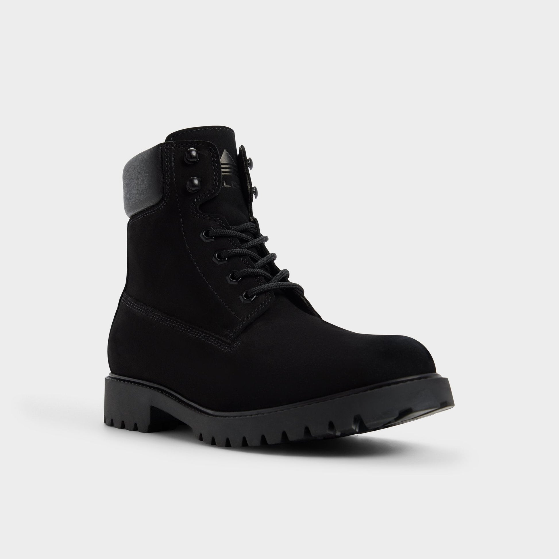 Tavares in Black - Lace-up boot - Black