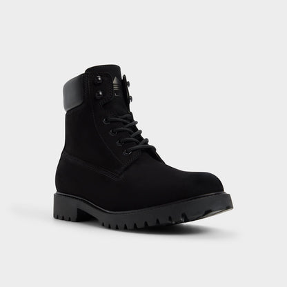 Tavares in Black - Lace-up boot - Black