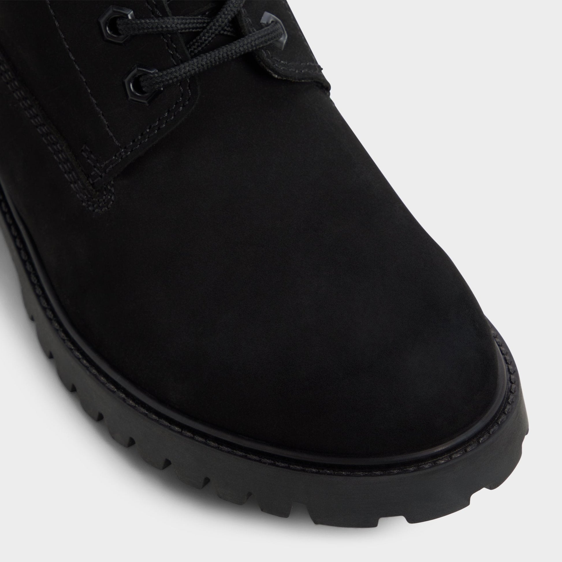 Tavares in Black - Lace-up boot - Black